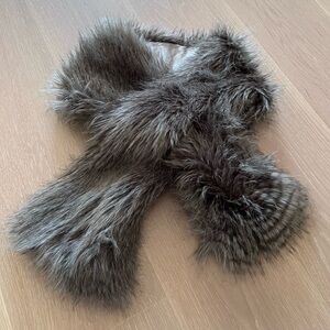 Club Monaco Faux Fur scarf